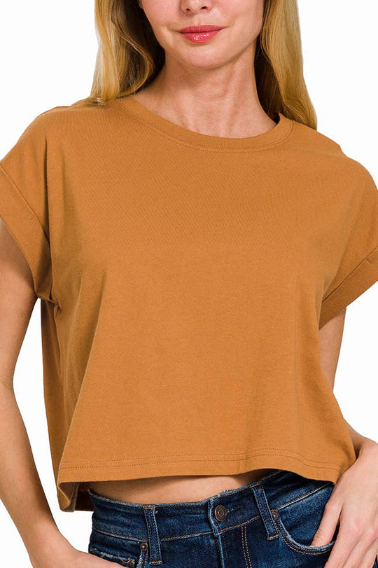 Camel Crop Top – The Huckleberry Hick